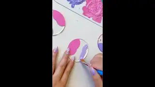 DIY name tag ideas! 💖💜 #shorts #artasmr #lettersbyshells