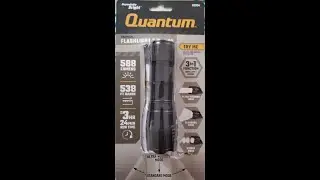 Quantum Tactical Flashlight QFL 588 #63934 Review + Comparison with Bell+Howell 9 in 1 Tac Pen