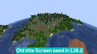 Minecraft Old Panorama Seed in 1.18