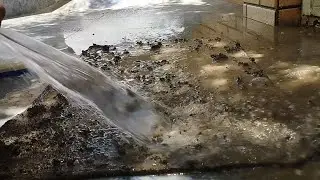 :Sewer overflow - Incredibledirty carpet cleaningsatisfying ASMR