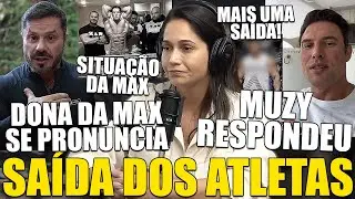 DONA DA MAX SE PRONUNCIA APÓS SAÍDA DO CARIANI E PERDER VÁRIOS ATLETAS DE PESO, MAX FAZ HOMENAGEM