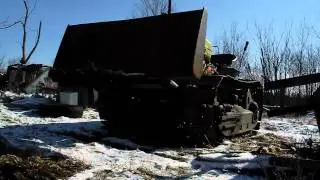 Anderson Dozer Blade on Oliver OC-3 Crawler