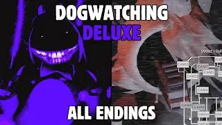 Roblox Dogwatching DELUXE (All Endings)- Full Walkthrough (Secrets + 20/5 Mode)