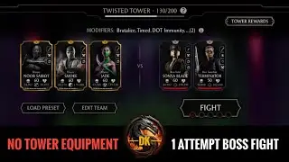 Twisted Tower 1 Attempt Battle 130 Golden Boss Fight & Reward 🎮 Mortal Kombat Mobile▫️MK Mobile▫️MKM