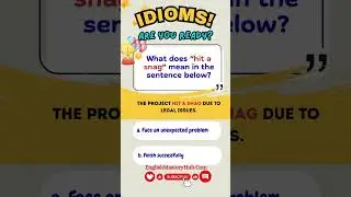 Learn English fast with common idioms!