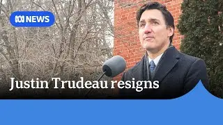 Canadian Prime Minister Justin Trudeau announces resignation | ABC News