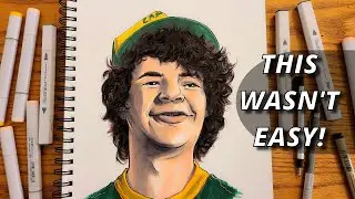 Drawing Dustin | Stranger Things 4 ( Time-lapse )