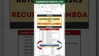 Excel Pro Trick: Automate Tasks in Excel with Recursive LAMBDA Function in Excel Formula - No VBA
