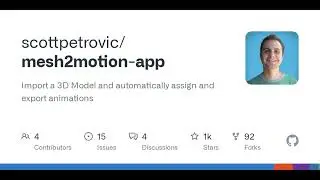 GitHub - scottpetrovic/mesh2motion-app: Import a 3D Model and automatically assign and export ani...