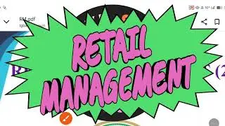 Retail management - schedule & weightage& blue print for 1st yr& 2nd yr for Tg students 