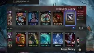 Complexity vs Escape #1 BO3  TI 6, Wild Card, 02.08.16