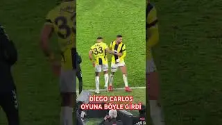 Fenerbah&ccedil;e&rsquo;nin yeni transferi Diego Carlos oyuna girdi.