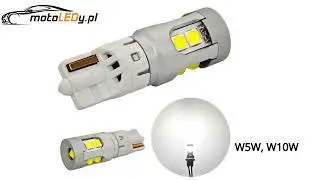 Nowość! Żar&oacute;wka LED W5W/W10W 700lm - Jasne światło i CANBUS od motoLEDy.pl