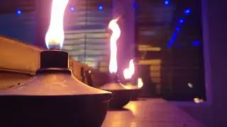 8 Hours of Fire Ambience: Flickering Lanterns, Lights and Window Reflections
