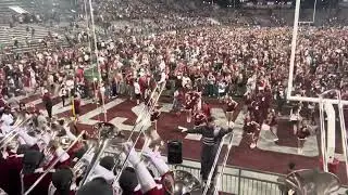 WSU Fight Song after the Washington State Vs Wisconsin Football Game on September 9, 2023