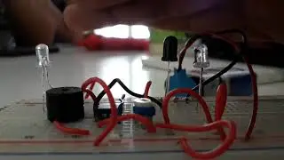 Distance indicator with IR sensor