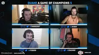 doii & Av3k laughing mid Quake match at dire orb'ing strenx story
