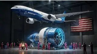Как создаётся двигатель огромного самолёта Boeing 777x