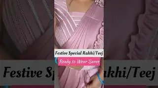 😱Ready to wear saree Indya saree try on haul #readytowear #readytowearsaree #indya #indyahaul #saree