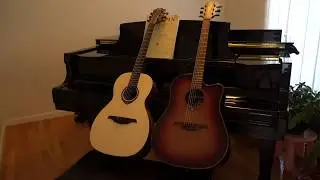 LAG Tramontane Guitars:  T270PE vs T100DCE