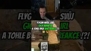 FLYGUN NA&Scaron;EL SVŮJ GIGA BUR&Aacute;K IRL A TOHLE BYLA JEHO REAKCE !?! 🤣🥜 #shorts