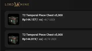 Farming Temporal Piece Box Paling Gacor Di Lordnine Dengan Cara Mengambil Selisih Margin Profit 