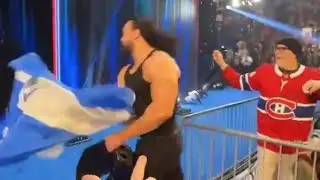Drew Mcintyre Took the Flag of a Fan - WWE Saturday Night Main Event 2026