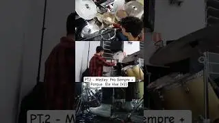 ASL - PT.2 - Medley: Pra Sempre + Porque  Ele Vive (V2) - Drum Cam - IEADC-Ah&uacute;