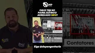 Oque tem no painel el&eacute;trico adequado a NR12 #shorts