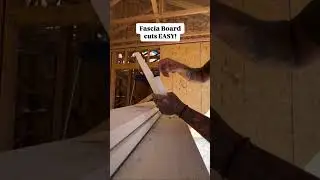 How To Cut Fascia Board, EASY MODE! #construction #framing #DIY