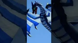 Unboxing dragon kite seen in the sky #shorts #kitelover #kiteflying #suscribe #trending #viralshort