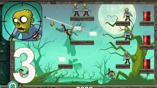 Stupid Zombies - Gameplay Walkthrough Part 3 - Chapter 1 Stage 1 Completed (iOS, Android)