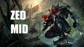 League of Legends - Zed Mid - Full Game Commentary