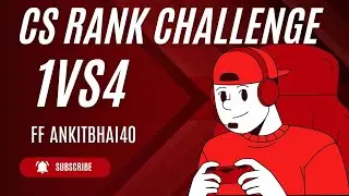 CS Rank Change 1v4 😱 clutch | FF ANKITBHAI40 | Full Action Gameplay