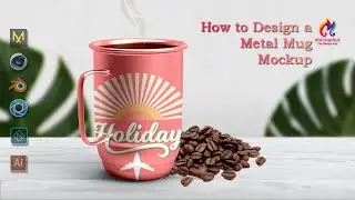 How to design a Metal Mockup | House Hold Mockup | Photoshop Mockup Tutorial