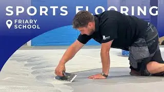 Installing Gerflor Sports Flooring at Friary School
