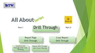 Power BI Drill Through Part 2 - Button and Cross Report Drill Through with Cross Filtering