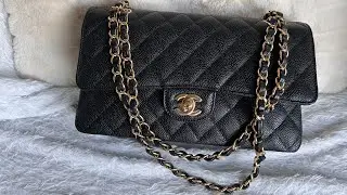 CHANEL CLASSIC DOUBLE FLAP BLACK CAVIAR | UNBOXING