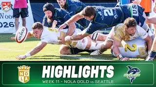 NOLA Gold vs. Seattle Seawolves | All Tries | 2025 Major League Rugby Highlights