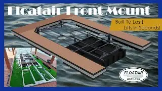 Floatair Boatlifts - Front Mount Boat Lift For Floating Docks