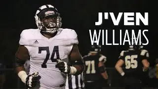 Watch highlights of Penn State offensive line commit and five-star prospect J'Ven Williams | #WeAre