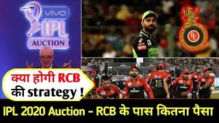 RCB Money Purse Left For IPL 2020 & Strategy For Auction ! ऐसे बनेगी सबसे ताकवर RCB