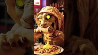Never Trust a Burrito at Midnight&hellip; 😱🌯 #HorrorShorts #AIWeird #CreepyFood