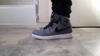 2017 Air Jordan 1 Retro High Rare Air Cool Grey On Feet Sneaker Review