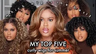 MY TOP FIVE CURLY SYNTHETIC UNITS FOR THE SUMMER | Courtney Jinean