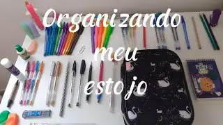 Organizando meu estojo!