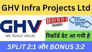 GHV Infra Projects Ltd latest news|GHV Infra Projects Ltd bonus and split news|stock bulletin