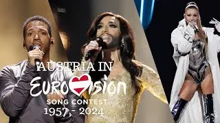 EUROVISION THROUGH TIME (ETT) | All Songs AUSTRIA 1957 - 2024 | Recap and Ranking