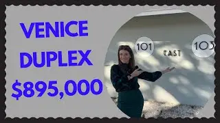 NOW $740,000 | YOU'VE NEVER SEEN A DUPLEX LIKE THIS | Venice FL | Live in one, lease the other