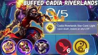 MAGIC CHESS BUFFED CADIA RIVERLANDS FULL TANK SUN| BUSS 3 SKILL| MAGIC CHESS BEST SYNERGY COMBO